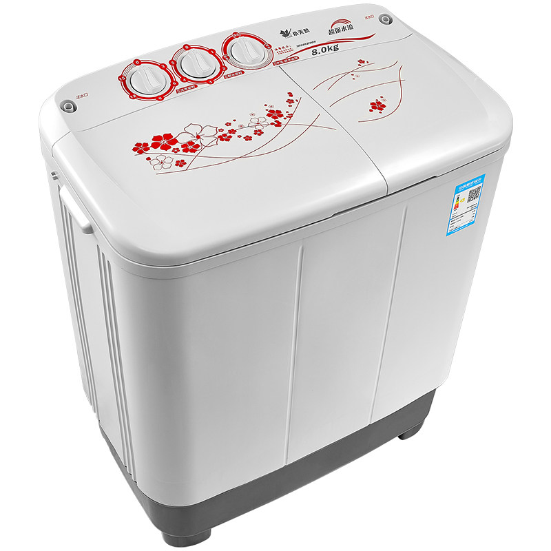 小天鹅8 kg双桶双缸半自动 雨陌电器洗衣机