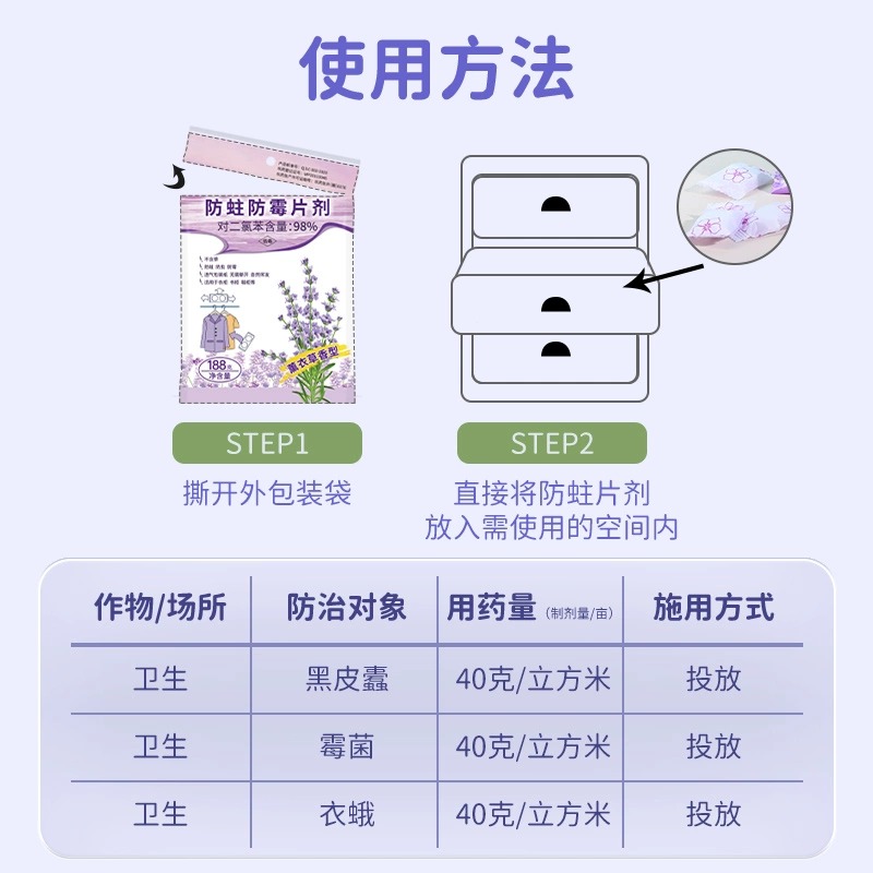 花香樟脑丸衣柜防霉防虫香包香薰防潮除味驱虫卫生球防蟑螂丸防蛀 - 图2