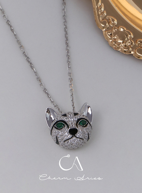 S925银锁骨链情侣个性项链