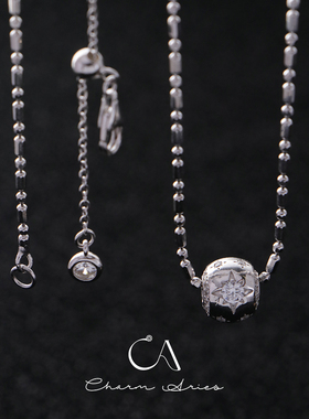 S925纯银锁骨链女轻奢百搭项链