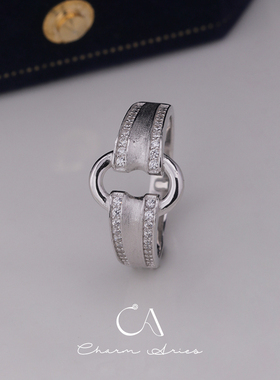 女S925纯银中古风高级轻奢戒指