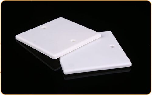 86型盖板 装修空白面板预装盖板开关插座保护盖塑料带孔面板 包邮 - 图0