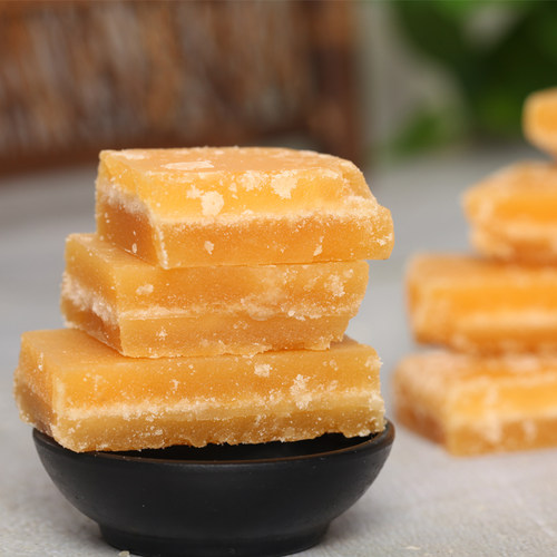 【广西老字号】蜜蜂牌广西冰片糖500g黄片糖甘蔗黄糖块木薯糖水用 - 图1