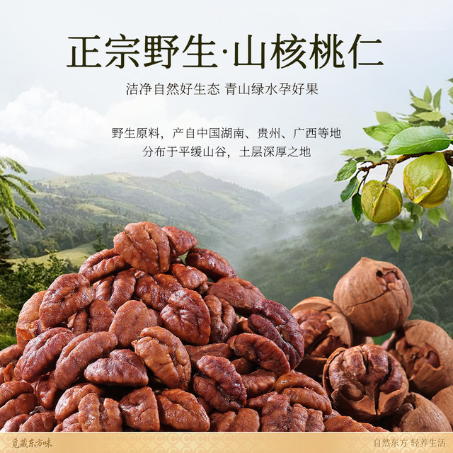 Wild pecan kernels 2025 new arrival walnut meat