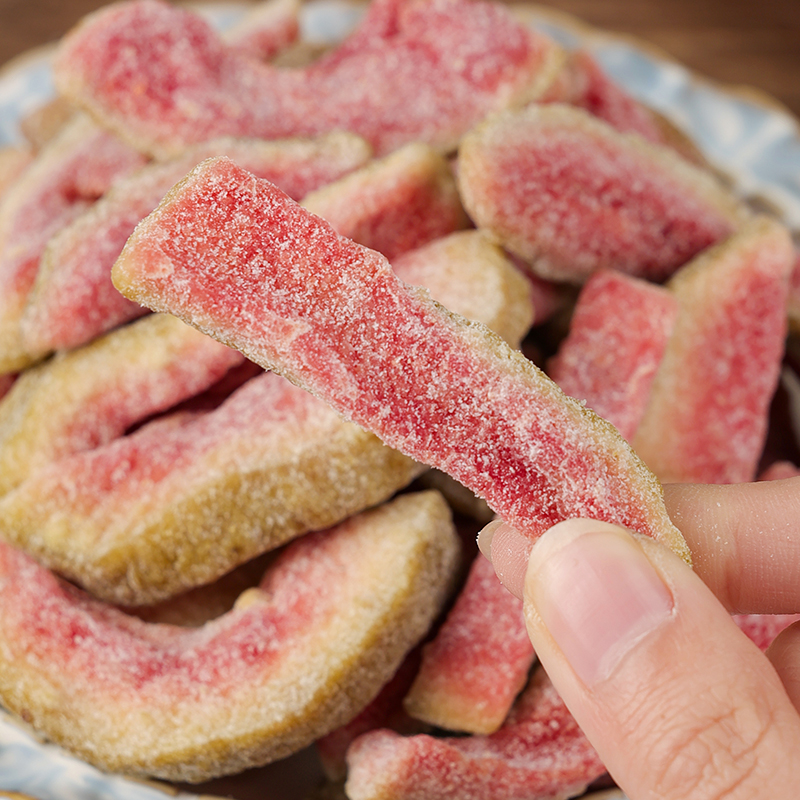 春江月红心芭乐干500g台湾风味番石榴果干果脯休闲蜜饯网红小零食 - 图1