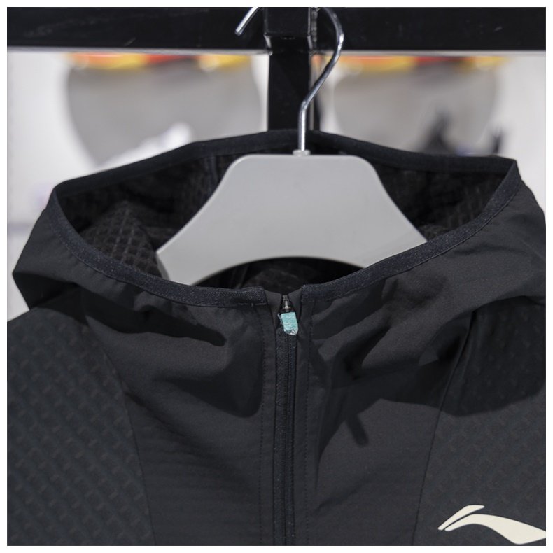 李宁外套男2024冬季专业跑步系列加绒防泼水软壳运动风衣AFDU349 - 图1