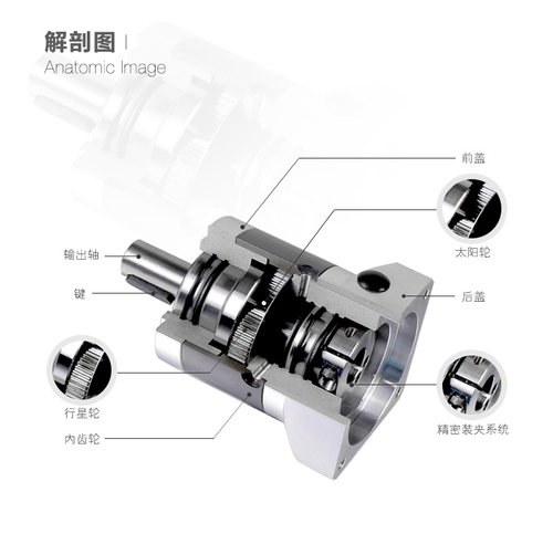 ZD中大精密行星减速机60ZDF10-400T3/80ZDF5-400T1行星齿轮减速机 - 图1