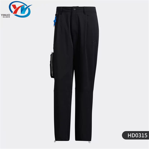 Adidas/阿迪达斯三叶草男子宽松透气工装运动休闲束脚长裤 HD0315 - 图2