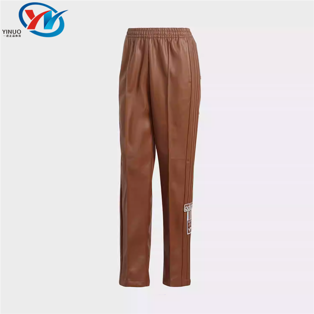 Adidas/阿迪达斯 三叶草 女子侧开纽扣运动皮裤休闲长裤 II6098,淘宝优惠券,粉丝福利购,淘宝优惠卷