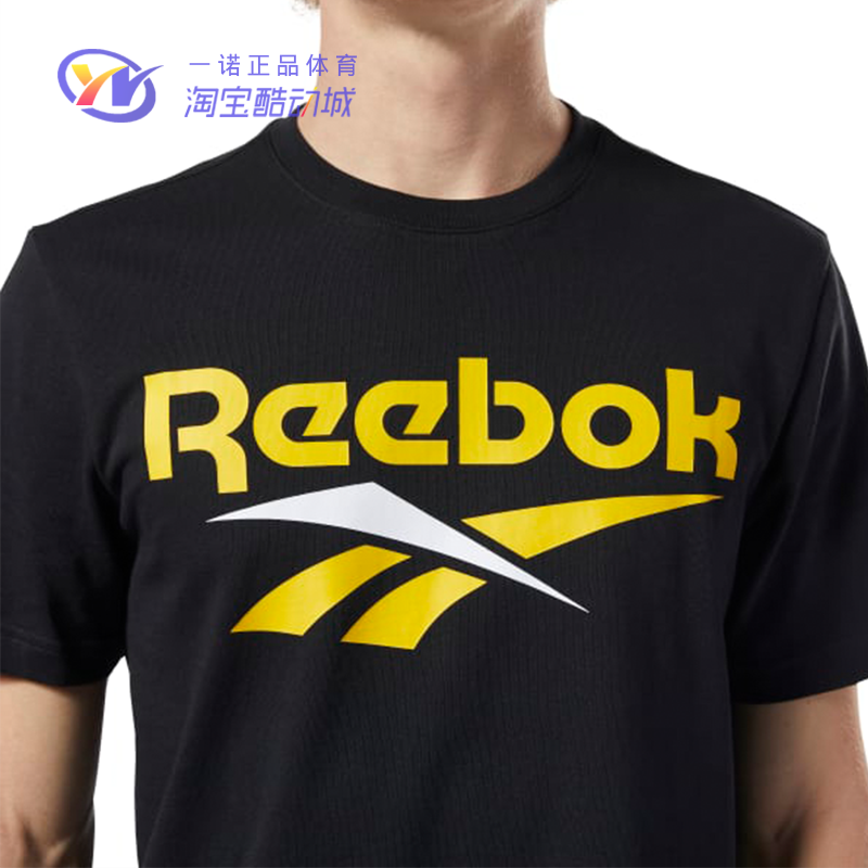 REEBOK锐步 INS 风格 CL V TEE 男子短袖休闲T恤 EC4520 - 图1