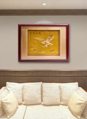 大展鸿图厦门漆线雕装饰画工艺品