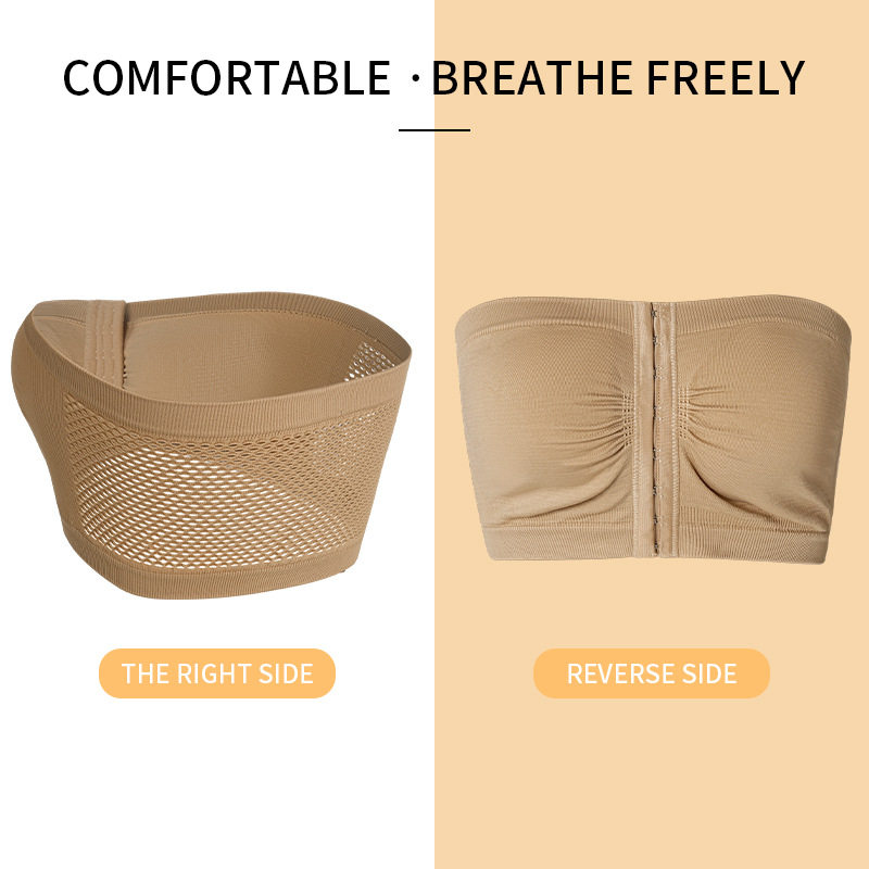 欧美大码内衣女排扣抹胸女士文胸聚拢无钢圈裹胸美背外贸,淘宝优惠券,粉丝福利购,淘宝优惠卷