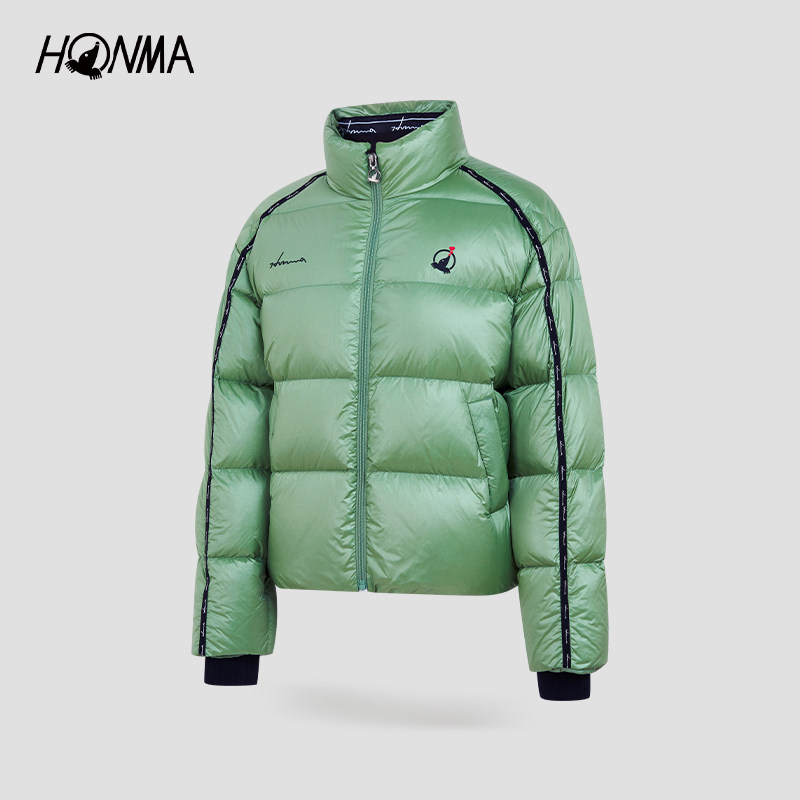 HONMA高尔夫女士亮面羽绒外套防风保暖羽绒服户外休闲,淘宝优惠券,粉丝福利购,淘宝优惠卷