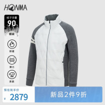 (Professional Golf) HONMA Shirt golf Apparel Mens duvet Sports Coloured Collar Jacket Jacket