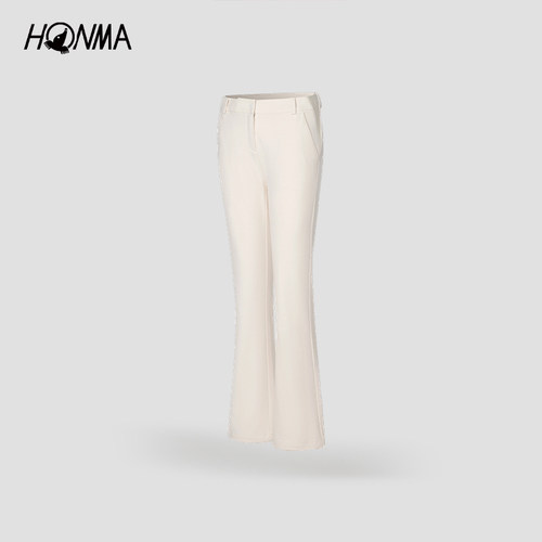 【专业高尔夫】HONMA 秋季女士休闲百搭舒适时尚户外运动微喇长裤 - 图3