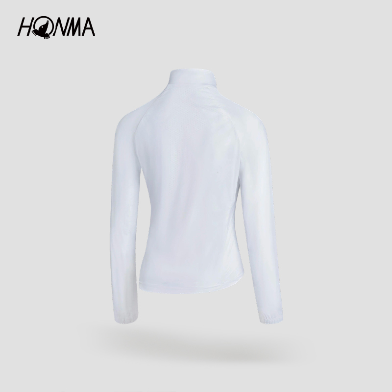 [专业高尔夫]HONMA2025夏季新款女士拉链外套弹力轻薄舒适立领 - 图3