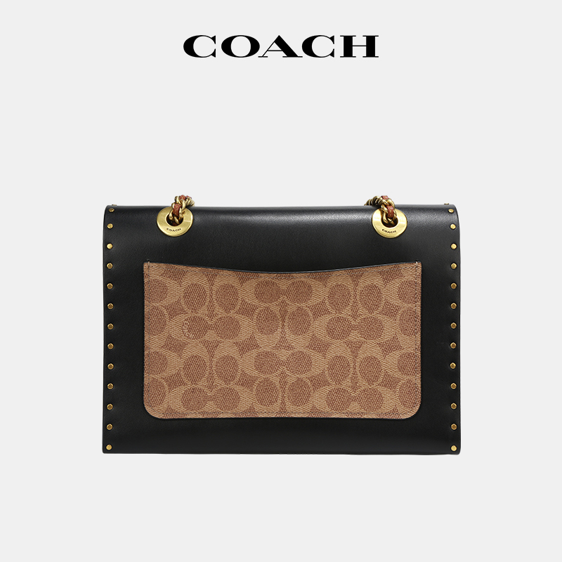 【官方授权】COACH/蔻驰Parker山茶花链条包轻奢送女友礼物斜挎包 - 图2