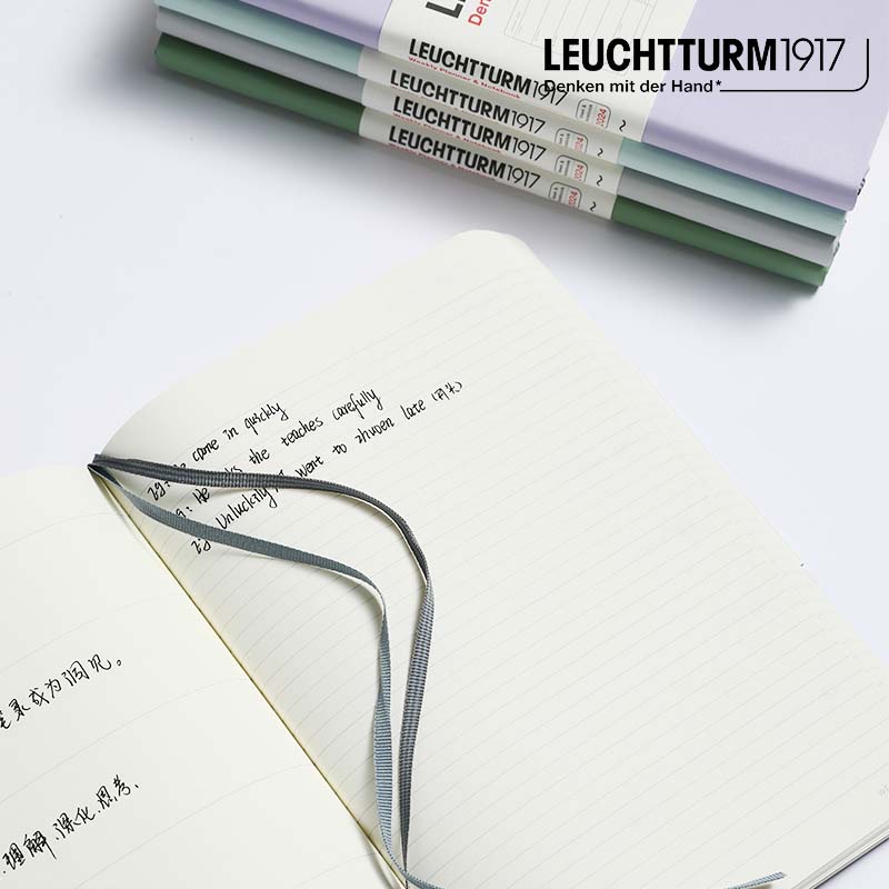 LEUCHTTURM1917德国灯塔1917笔记本2024日期手帐本18个月周计划本工作笔记硬封皮日程本商务【可定制印名字】 - 图1