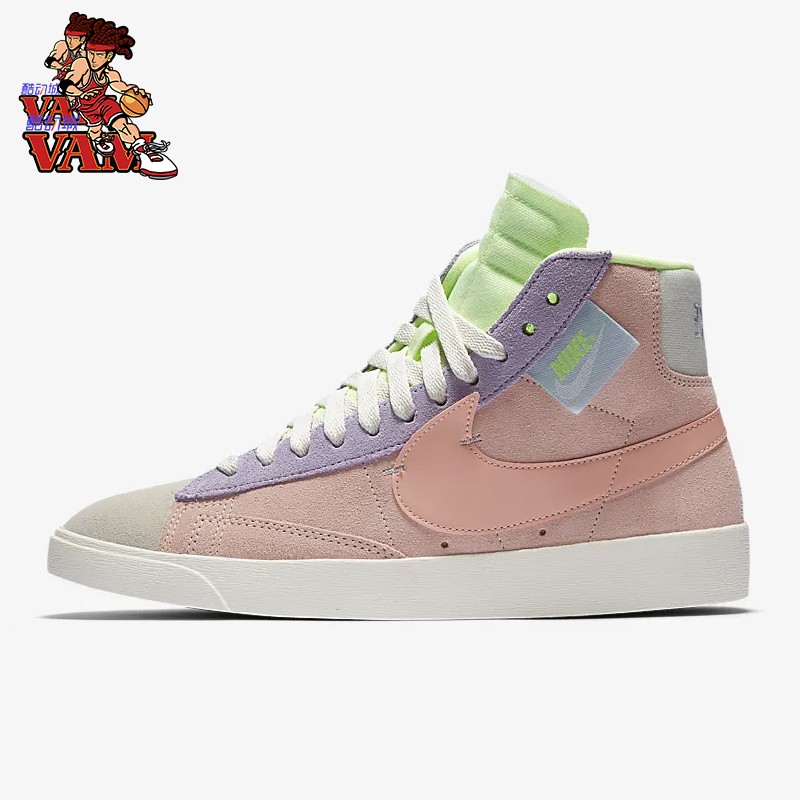 NIKE BLAZER MID 女子拼色高帮解构拉链休闲板鞋 CQ7786-561-661 - 图3