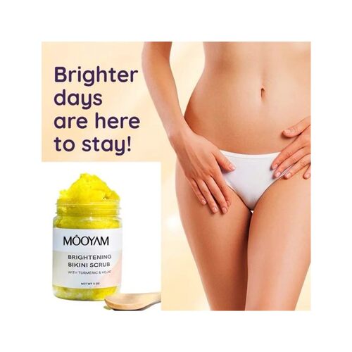 Turmeric Kojic Acid Body Scrub Strong Whitening Bikini Area - 图3
