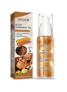 身体发光油body shimmer oil Bronzer Highlighter Liquid Waterp
