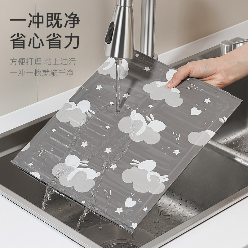 厨房家用炉灶挡油板砂锅集成燃气煤气灶防油挡板耐高温灶台防油溅,淘宝优惠券,粉丝福利购,淘宝优惠卷