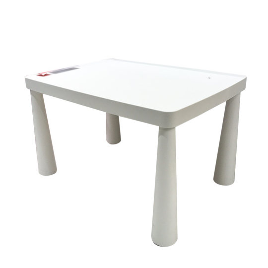 IKEA宜家 玛莫特儿童靠背椅子塑料长方形桌子凳子防晒防水防滑