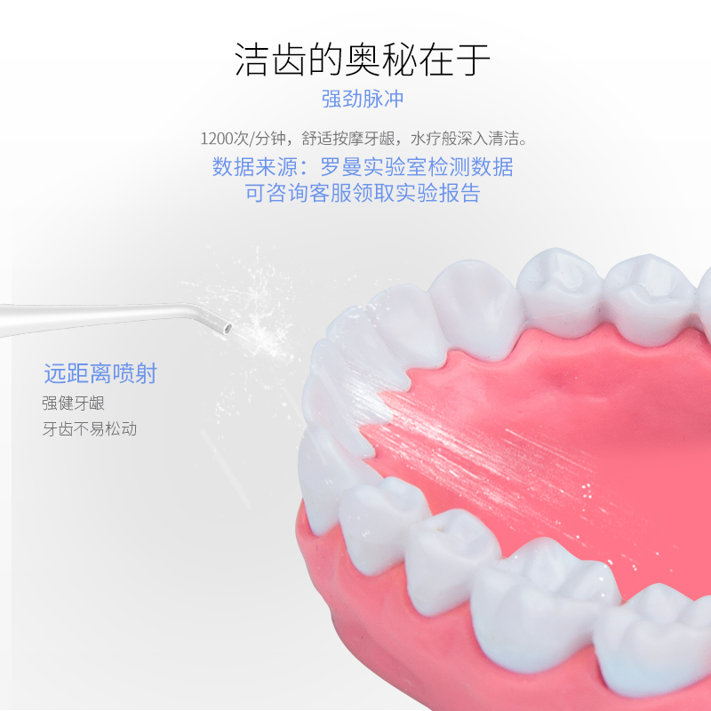罗曼冲牙器通用标准喷嘴正畸牙周袋人群专用替换原装适配mini系列