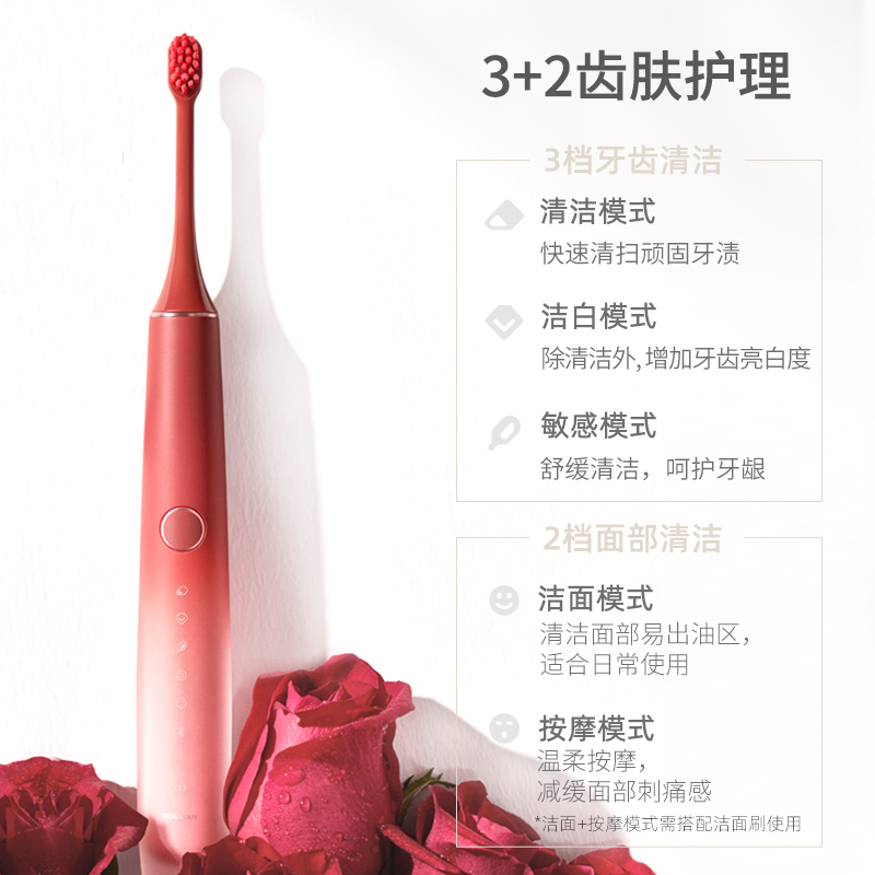 罗曼情侣电动牙刷套装一对送新人新娘结婚新婚生日女友母亲节礼物