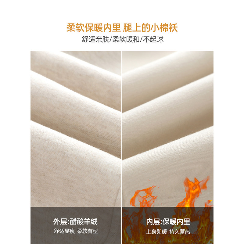 拉夏贝尔灰色羊绒弯刀阔腿裤女秋冬季2025款羊毛呢直筒窄版九分裤,淘宝优惠券,粉丝福利购,淘宝优惠卷