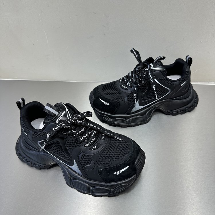 新赵露思同款厚底时尚老爹鞋女2025新款百搭休闲鞋银灰运动潮鞋女 - 图2