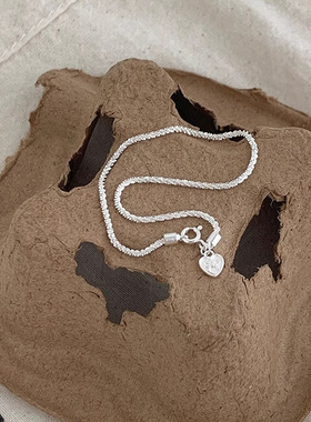 波光爱心手链女ins风桃心手饰