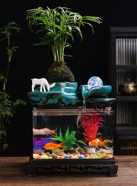万盛达鱼缸摆件加湿器