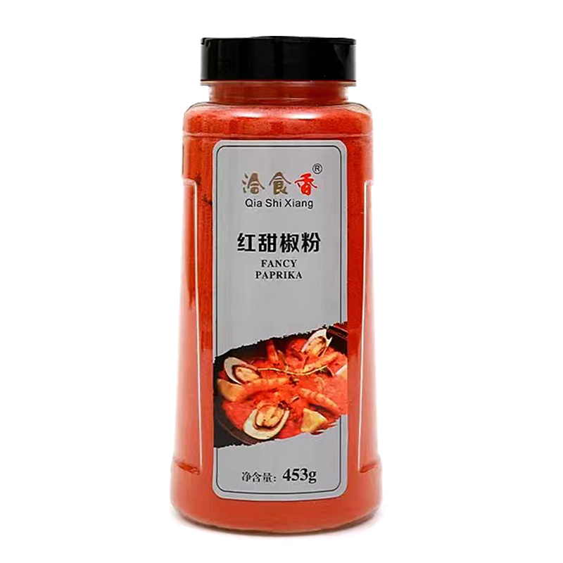 洽食香红甜椒粉453g商用甜红椒粉包邮泡菜上色辣椒粉西餐烘培调料-图3