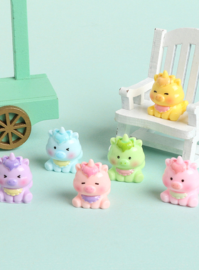 立体独角兽动物树脂车载桌面摆件