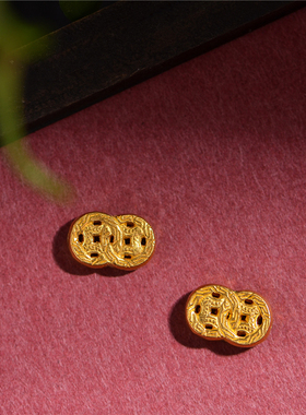 藏珠饰家足金手工手串吊坠