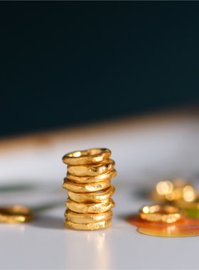 藏珠饰家 足金錾刻古法黄金 锤纹金圈隔片 盘缠黄金手串手链