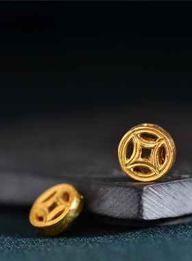 手工錾刻手工黄金古币钱币