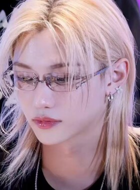李龙馥同款无框Y2K辣妹墨镜