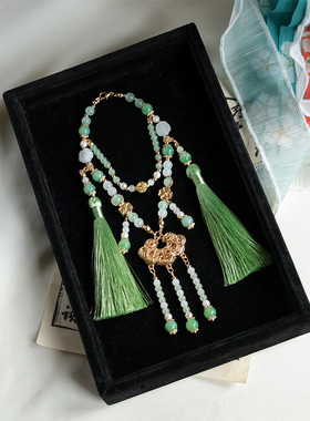 bjd玩偶璎珞装扮古风汉服娃娃饰品项链三分娃复古迷你璎珞饰品