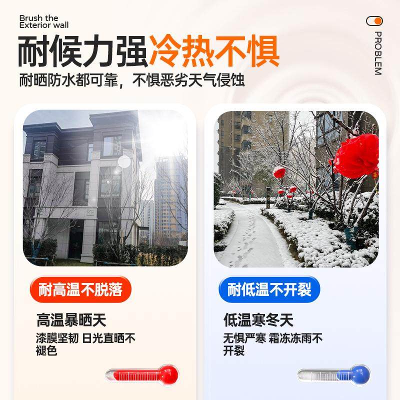 灰色外墙漆户外防水漆刷墙涂料自刷墙面漆水泥墙专用室外喷漆油漆,淘宝优惠券,粉丝福利购,淘宝优惠卷