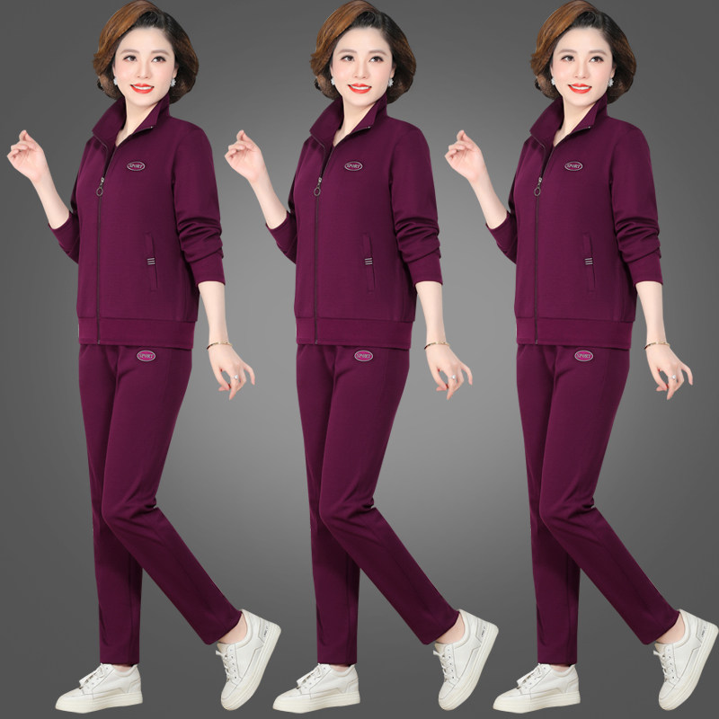 中老年女装春秋外套2022新款长袖 宝曼鲨中老年女装