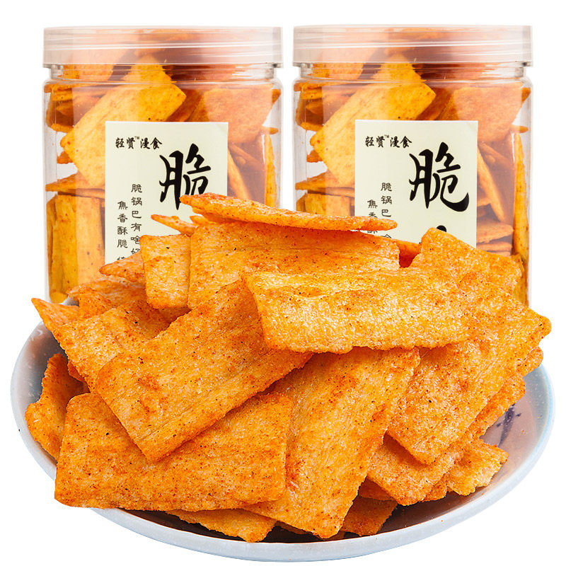 襄梦焦糖240g手工脆罐装桶装锅巴 襄梦膨化食品