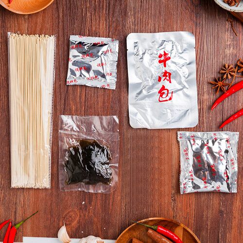 襄梦襄阳特产牛肉面海带豆腐面牛杂面牛油面组合装湖北窝子碱面 - 图0