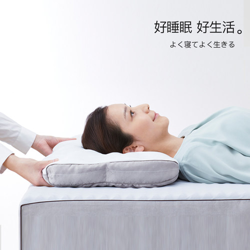 西川日本进口十四分区软管枕护颈椎助睡眠可水洗单人枕头枕芯 - 图0