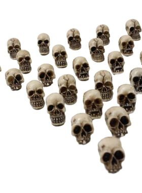 10/20Pcs Gothic Skull/ Mushroom Sculptures Collectable Hallo
