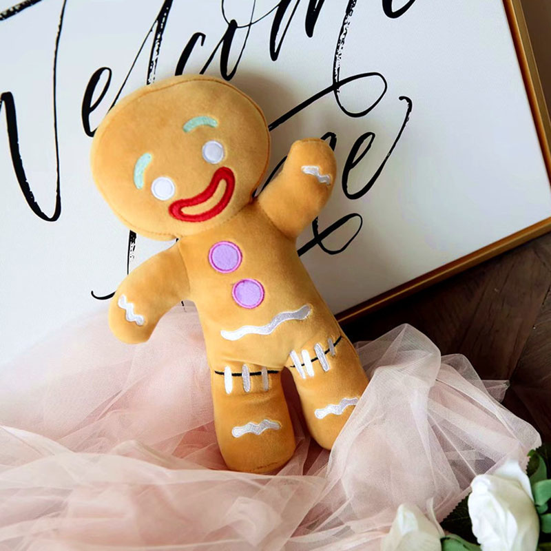 Gingerbread Man Plush Toy Baby Appease Doll Biscuits Man Pil - 图2