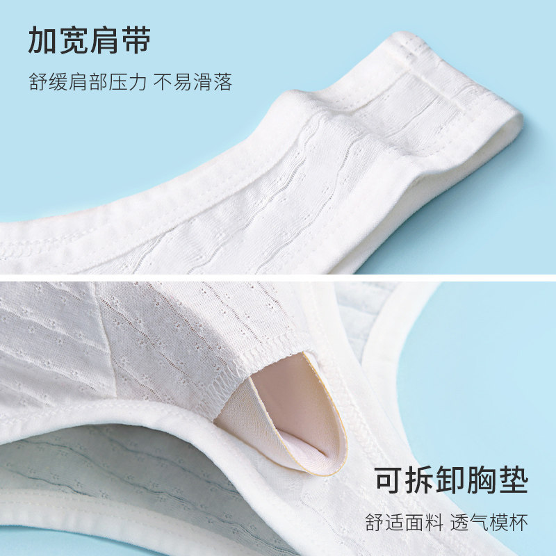 春织妈妈内衣纯棉中老年文胸女前扣背心式网眼胸罩老人无钢圈薄款,淘宝优惠券,粉丝福利购,淘宝优惠卷