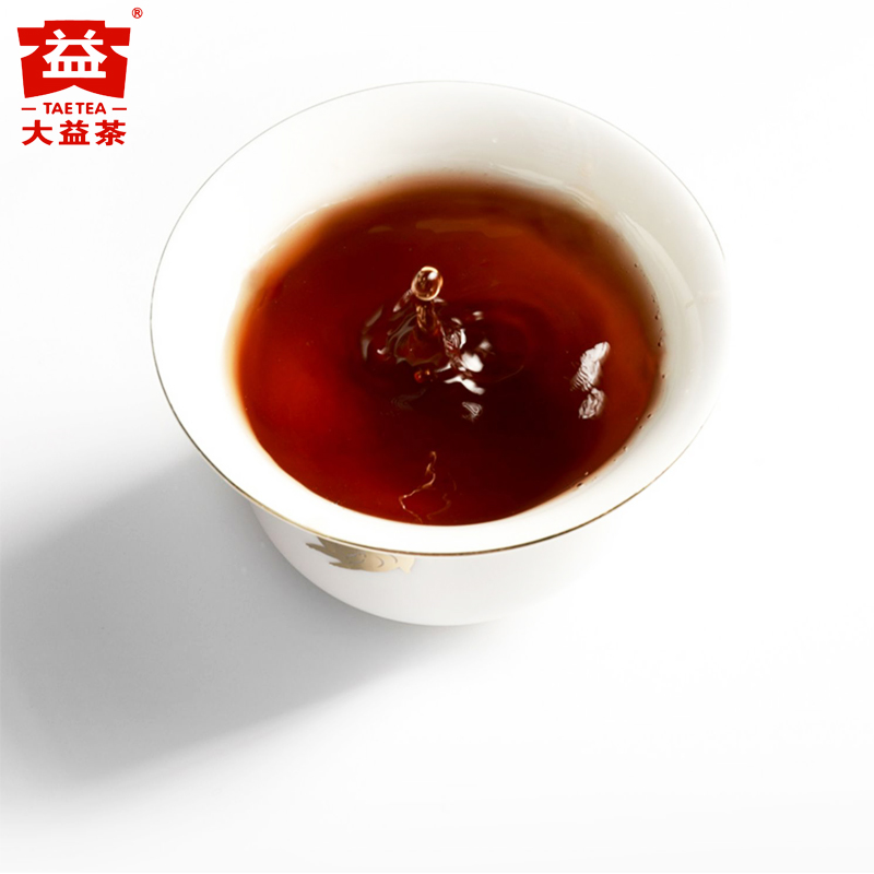 大益普洱茶 2022年2201批7562熟茶砖250g 云南勐海茶厂熟茶叶 - 图0