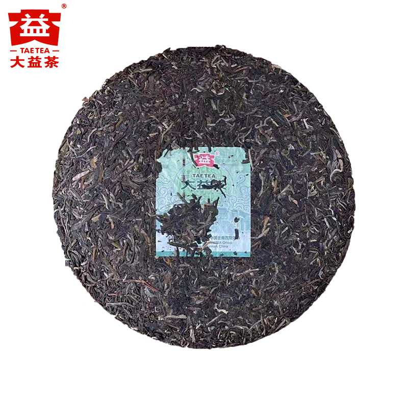 大益茶叶标杆生茶7542普洱茶2021年2101批七子饼茶牛年版357g/饼-图2